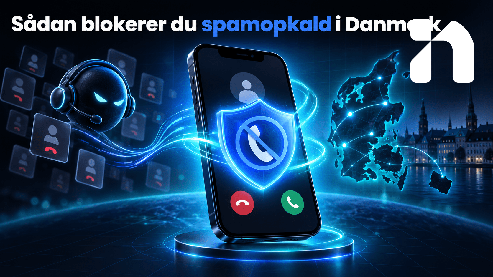 Sådan blokerer du spamopkald i Danmark