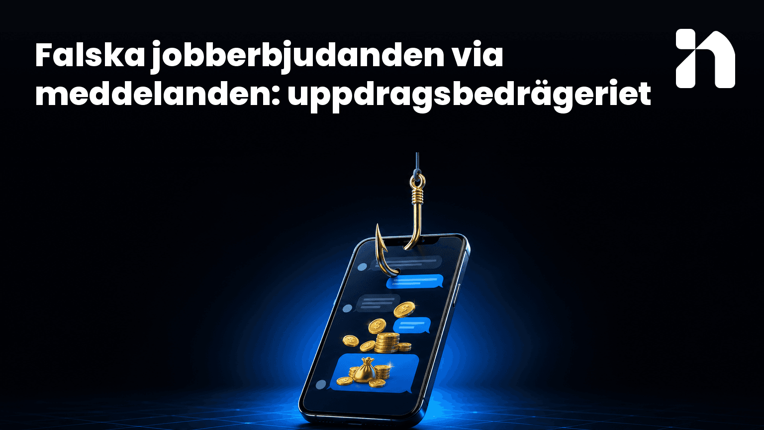 Falska jobberbjudanden via meddelanden: uppdragsbedrägeriet