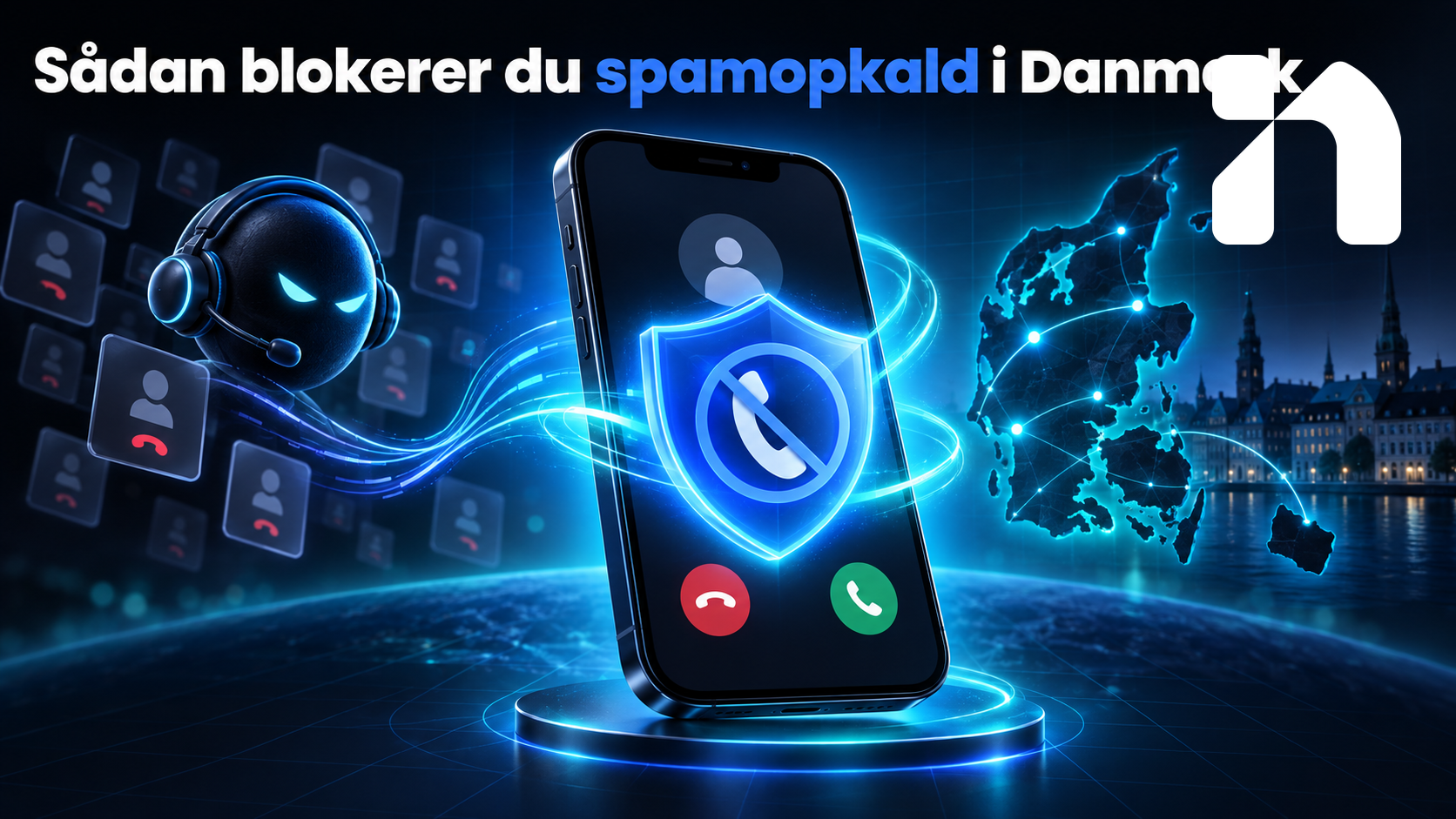 Sådan blokerer du spamopkald i Danmark