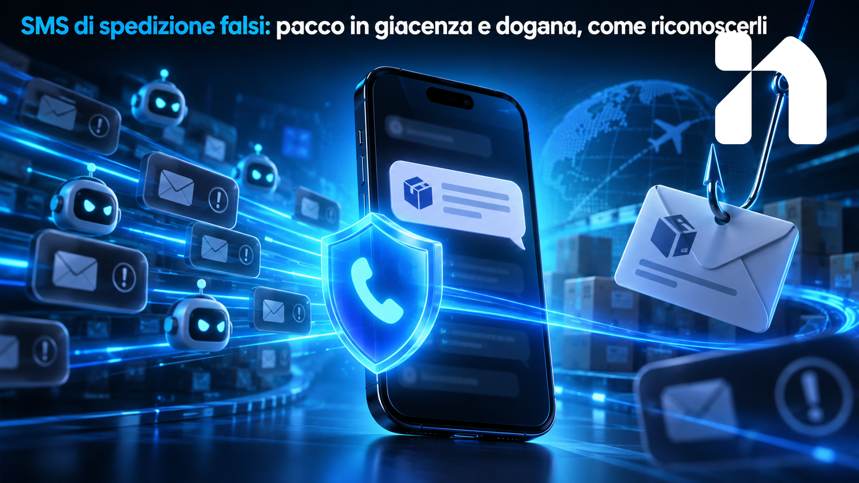 SMS di spedizione falsi: pacco in giacenza e dogana, come riconoscerli